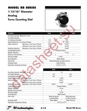 RBC datasheet  